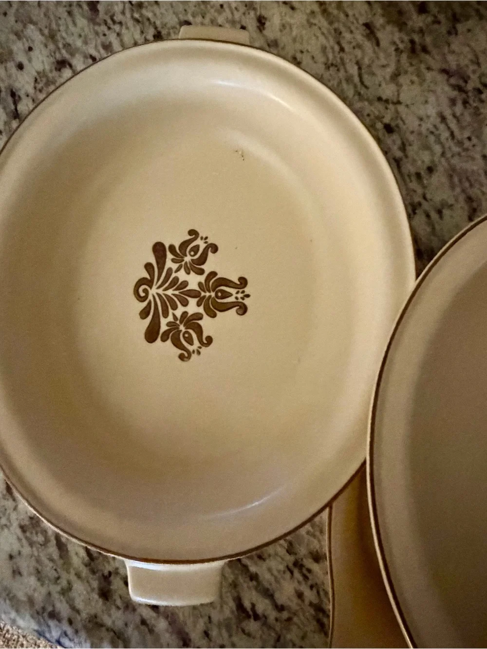 Vintage Pfatlzgraff Village Casserole Dishes and Au Gratin Dish/ 3 Piece Lot
